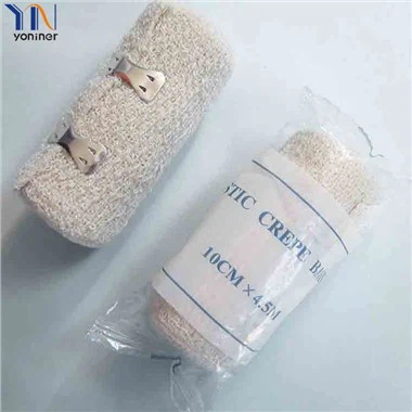 Medicinski pamučni krep zavoj sa elastičnim kopčom